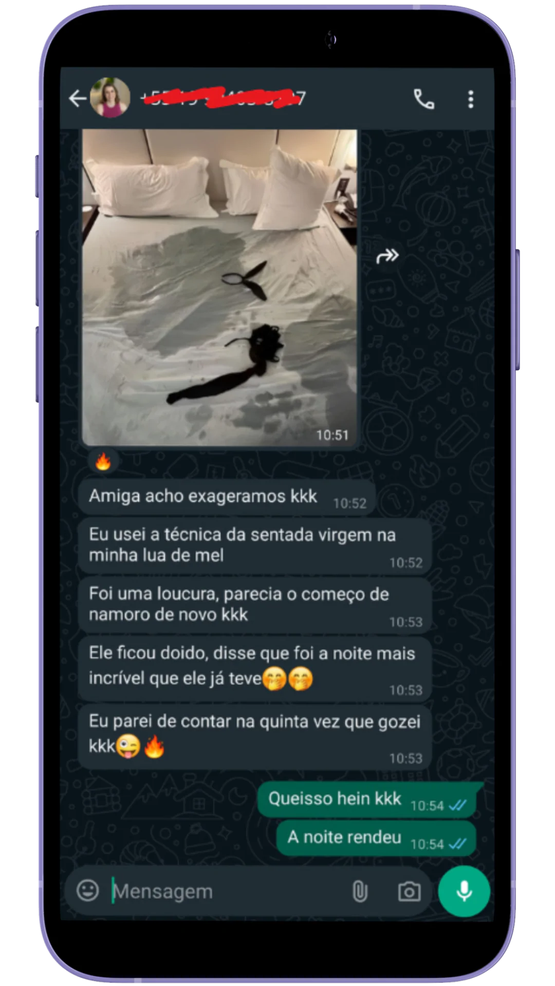 Depoimento WhatsApp - Lua de Mel Transformada